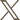 X